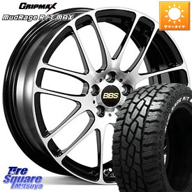 BBS RE-L2 アルミ鍛造1ピース ホイール 17インチ 17 X 7.0J +49 5穴 114.3 GRIPMAX MUD Rage RT R/T MAX ホワイトレター 225/65R17 アウトバック