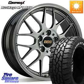 BBS RG-R 鍛造1ピース ホイール 17インチ 17 X 8.0J +40 5穴 114.3 GRIPMAX MUD Rage RT R/T MAX ホワイトレター 215/60R17 アルファード