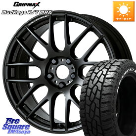 ZR-V ヴェゼル C-HR WORK ワーク EMOTION エモーション M8R MBL 17インチ 17 X 7.0J +53 5穴 114.3 GRIPMAX MUD Rage RT R/T MAX ホワイトレター 215/60R17