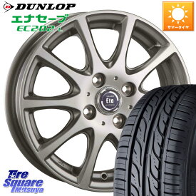 阿部商会 ティラード イータ 13 X 4.0J +42 4穴 100 DUNLOP ダンロップ エナセーブ EC202 LTD ENASAVE サマータイヤ 155/80R13