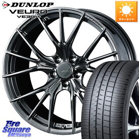 WEDS F ZERO FZ-1 FZ1 鍛造 FORGED ホイール18インチ 18 X 7.5J +38 5穴 114.3 DUNLOP ダンロップ VEURO VE304 サマータイヤ 225/60R18 RAV4 デリカ D5 D:5 NX アウトバック