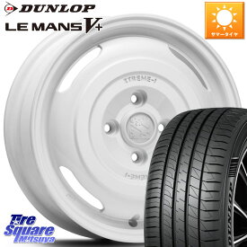 MLJ JOURNEY ジャーニー XTREME-J エクストリームJ ホイール 14インチ 14 X 4.5J +43 4穴 100 DUNLOP ダンロップ LEMANS5+ ルマンV+ 165/60R14