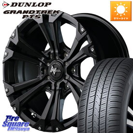 MANARAY MID ナイトロパワー JAVELIN ホイール 18インチ 18 X 8.0J +20 6穴 139.7 DUNLOP ダンロップ GRANDTREK PT5 グラントレック サマータイヤ 285/60R18