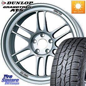 ENKEI エンケイ Racing RPF1 SILVER ホイール 16 X 7.0J +43 5穴 114.3 DUNLOP ダンロップ グラントレック AT5 アウトラインホワイトレター サマータイヤ 235/70R16 デリカ D5 D:5