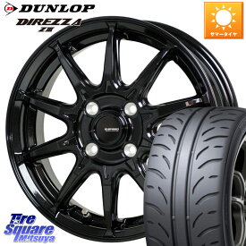 HotStuff G-SPEED G-05 G05 4H ホイール 4本 17インチ 17 X 6.5J +45 4穴 100 DUNLOP ダンロップ ディレッツァ Z3 DIREZZA サマータイヤ 215/40R17 フィット