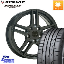 阿部商会 Eurodesign EIGER ホイール 17インチ 17 X 7.0J(MB S205) +46 5穴 112 DUNLOP ダンロップ ディレッツァ DZ102 DIREZZA サマータイヤ 225/50R17 メルセデスベンツ Cクラス