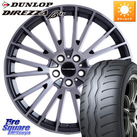 阿部商会 Euro desing CALWER ホイール 17インチ 17 X 7.0J(MB W246) +44 5穴 112 DUNLOP DIREZZA B11 ディレッツァ ベータ11 225/45R17 メルセデスベンツ Bクラス