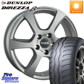 阿部商会 MAK VINCI(ヴィンチ) ホイール 17インチ 17 X 7.5J(MB W246) +52.5 5穴 112 DUNLOP DIREZZA B11 ディレッツァ ベータ11 225/45R17 メルセデスベンツ Bクラス