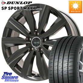 KYOHO EURO ZWEI ツヴァイ FK-10 ブラック 17 X 7.0J(AUDI A3 8VC) +50 5穴 112 DUNLOP ダンロップ SP SPORT MAXX 060+ スポーツマックス 225/45R17 アウディA3