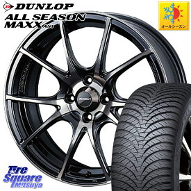 DUNLOP ダンロップ ALL SEASON MAXX AS1 オールシーズン 185/55R16 WEDS 72618 SA-10R ウェッズ スポーツ ホイール 16インチ 16 X 6.5J(ND5RC Brembo) +38 4穴 100 ロードスター S990等キャリパー対応