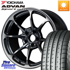 RAYS 【欠品次回9月末】 NE24 VOLK RACING 鍛造 ホイール 19インチ 19 X 8.5J +38 5穴 114.3 YOKOHAMA R0165 ヨコハマ ADVAN Sport V105 255/50R19