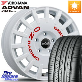 OZ Rally Racing ラリーレーシング 専用KIT付属 16インチ 16 X 7.0J +35 5穴 114.3 YOKOHAMA R2973 ヨコハマ ADVAN dB V552 205/65R16