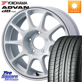 WEDS 73945 ウェッズ スポーツ TC-105X GRAVEL 15インチ 15 X 6.5J +35 5穴 114.3 YOKOHAMA R2599 ヨコハマ ADVAN dB V552 205/65R15