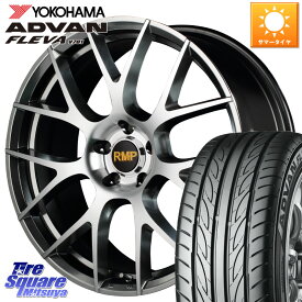 MANARAY 【欠品次回6月上-中旬予定】MID RMP - 027F 17インチ ホイール 17 X 7.0J +48 5穴 114.3 YOKOHAMA R0397 ヨコハマ ADVAN FLEVA V701 205/45R17 CR-Z