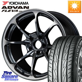 RAYS 【欠品次回9月末】 NE24 VOLK RACING 鍛造 ホイール 19インチ 19 X 9.5J(FK) +45 5穴 120 YOKOHAMA R3599 ヨコハマ ADVAN FLEVA V701 245/35R19 シビックTypeR