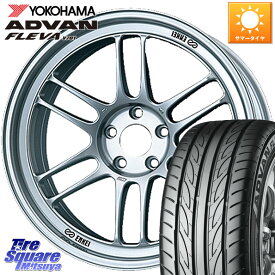 ENKEI エンケイ Racing RPF1 SILVER ホイール 16 X 7.0J +43 4穴 100 YOKOHAMA R0399 ヨコハマ ADVAN FLEVA V701 195/50R16 ヤリス ロードスター