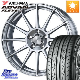 ENKEI エンケイ PerformanceLine PF03 ホイール 18 X 7.5J +48 5穴 114.3 YOKOHAMA R0420 ヨコハマ ADVAN FLEVA V701 235/50R18