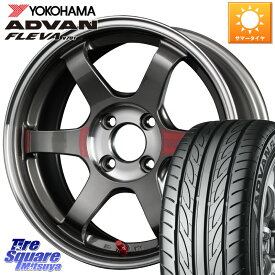 RAYS 【欠品次回7月末】 レイズ TE37 ボルクレーシング SONIC SL ホイール 15インチ 15 X 5.0J +45 4穴 100 YOKOHAMA R3584 ヨコハマ ADVAN FLEVA V701 165/55R15