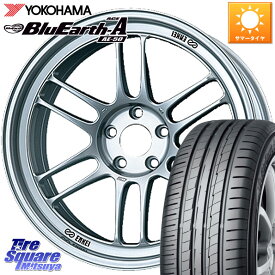 KYOHO ENKEI エンケイ Racing RPF1 SILVER ホイール 17 X 7.5J +48 5穴 114.3 YOKOHAMA R3932 ヨコハマ BluEarth-A AE50 215/40R17