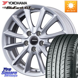 ロードスター KOSEI クレイシズVS6 QRA613Sホイール 16 X 6.5J +53 5穴 114.3 YOKOHAMA R4584 ヨコハマ BluEarth-GT AE51 205/50R16