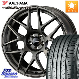 WEDS 74185 SA-27R ウェッズ スポーツ ホイール 17インチ 17 X 7.0J +40 5穴 114.3 YOKOHAMA R6943 ヨコハマ BluEarth-GT AE51 195/60R17 プリウス