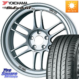 ENKEI エンケイ Racing RPF1 SILVER ホイール 18 X 8.0J +45 5穴 100 YOKOHAMA R4623 ヨコハマ BluEarth-GT AE51 215/40R18 86