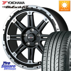 BLEST Bahns Tech BRAVE-Stream ホイール 17インチ 17 X 7.5J +36 5穴 114.3 YOKOHAMA R4596 ヨコハマ BluEarth-GT AE51 215/55R17 RX-8