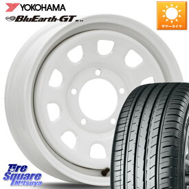 MLJ デイトナ SS DAYTONA ホワイト 16インチ 16 X 5.5J +20 5穴 139.7 YOKOHAMA R4581 ヨコハマ BluEarth-GT AE51 215/65R16 ジムニー