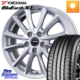 KOSEI クレイシズVS6 QRA801Sホイール 18 X 7.0J +53 5穴 114.3 YOKOHAMA R5775 ヨコハマ BluEarth-XT AE61 215/50R18 プリウス