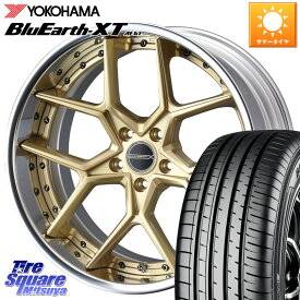 WEDS MAVERICK 1505S CONCAVE FACE EX-LoDisk 2ピース ホイール 20インチ 20 X 8.5J +33 5穴 114.3 YOKOHAMA R7080 ヨコハマ BluEarth-XT AE61 255/45R20