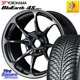 YOKOHAMA R4447 ヨコハマ BluEarth-4S AW21 オールシーズンタイヤ 235/50R18 RAYS 【欠品次回8月末】 レイズ NE24 ボルクレーシング 18インチ 18 X 8.5J +35 5穴 114.3 アルファード