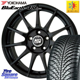 YOKOHAMA R4452 ヨコハマ BluEarth-4S AW21 オールシーズンタイヤ 225/55R17 MSW by OZ MSW85-2 ホイール 17インチ 17 X 7.0J(MINI F60) +52 5穴 112 MINI ミニ クロスオーバー