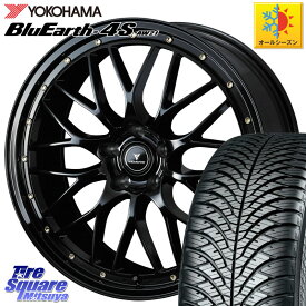 YOKOHAMA R5422 ヨコハマ BluEarth-4S AW21 オールシーズンタイヤ 235/55R18 WEDS 41062 NOVARIS ASSETE M1 18インチ 18 X 7.5J +38 5穴 114.3 デリカ D5 D:5 NX