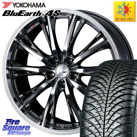 YOKOHAMA R5427 ヨコハマ BluEarth-4S AW21 オールシーズンタイヤ 245/40R18 WEDS 41193 LEONIS RT ウェッズ レオニス ホイール 18インチ 18 X 8.0J(VAB 4POT) +42 5穴 114.3 インプレッサ WRX STI