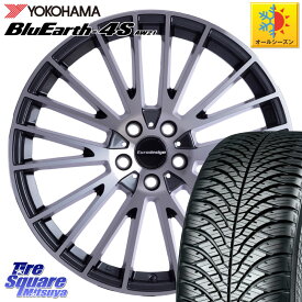 YOKOHAMA R3325 ヨコハマ BluEarth-4S AW21 オールシーズンタイヤ 225/50R17 阿部商会 Euro desing CALWER ホイール 17インチ 17 X 7.0J(MB W206) +44 5穴 112 メルセデスベンツ Cクラス