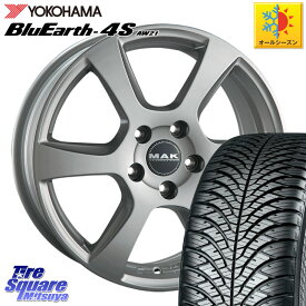 YOKOHAMA R3323 ヨコハマ BluEarth-4S AW21 オールシーズンタイヤ 225/45R17 阿部商会 MAK VINCI(ヴィンチ) ホイール 17インチ 17 X 7.5J(MB W246) +52.5 5穴 112 メルセデスベンツ Bクラス