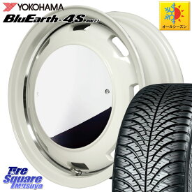 YOKOHAMA R3328 ヨコハマ BluEarth-4S AW21 オールシーズンタイヤ 215/65R16 MANARAY 【欠品次回7月下-8月上旬予定】MID Garcia CISCO MOON インセット-5 16インチ 16 X 6.0J +0 5穴 139.7 ジムニー シエラ