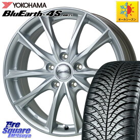 YOKOHAMA R4452 ヨコハマ BluEarth-4S AW21 オールシーズンタイヤ 225/55R17 HotStuff エクシーダー E06 ホイール 17インチ 17 X 7.0J +45 5穴 114.3