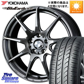 WEDS ウェッズ スポーツ SA99R SA-99R PSB 15インチ 15 X 5.0J +45 4穴 100 YOKOHAMA F4426 ヨコハマ BluEarth AE01 165/55R15