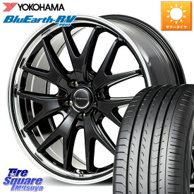 MANARAY MID VERTEC ONE EXE7 ホイール 18インチ 18 X 8.0J +42 5穴 114.3 YOKOHAMA R7624 ヨコハマ ブルーアース ミニバン RV03 225/60R18 RAV4 エクストレイル NX CX-5