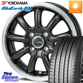 MONZA JP STYLE Bany ホイール 15インチ 15 X 5.5J +43 4穴 100 YOKOHAMA ヨコハマ ブルーアース ミニバン RV03 185/65R15 アクア ノート