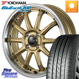 BLEST Bahns Tech S10-DP ホイール 15 X 4.5J +45 4穴 100 YOKOHAMA ヨコハマ ブルーアース 軽自動車 RV03CK 165/55R15