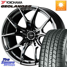 RAYS 【欠品次回4月末】 レイズ GlamLights グラムライツ 57FXZ RBC ホイール 18インチ 18 X 7.5J +40 5穴 114.3 YOKOHAMA R4531 ヨコハマ GEOLANDAR X-CV G057 255/55R18