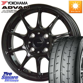 HotStuff G.SPEED G-07 ホイール 16インチ 16 X 6.0J +43 4穴 100 YOKOHAMA R6121 ヨコハマ ADVAN A052 アドバン サマータイヤ 205/55R16 アクア オーラ