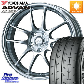 ロードスター ヤリス ENKEI エンケイ PerformanceLine PF01 ホイール 16 X 7.0J +43 4穴 100 YOKOHAMA R4492 ヨコハマ ADVAN A052 アドバン サマータイヤ 195/50R16