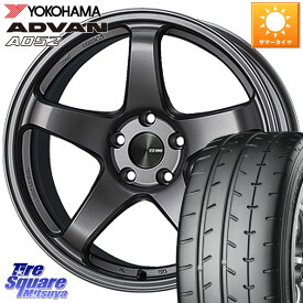 ENKEI エンケイ PerformanceLine PF05 DS 16インチ 16 X 7.0J +48 5穴 100 YOKOHAMA R6121 ヨコハマ ADVAN A052 アドバン サマータイヤ 205/55R16 プリウス 86