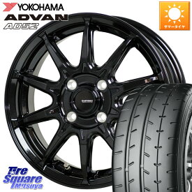 HotStuff G-SPEED G-05 G05 4H ホイール 4本 17インチ 17 X 6.5J +45 4穴 100 YOKOHAMA R4488 ヨコハマ ADVAN A052 アドバン サマータイヤ 215/40R17 フィット