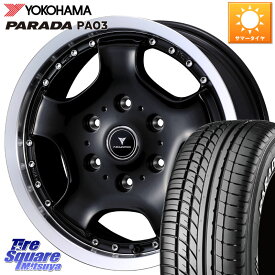 WEDS NOVARIS ASSETE D1 ホイール 16インチ 16 X 6.5J +38 6穴 139.7 YOKOHAMA E4500 ヨコハマ PARADA PA03 ホワイトレター 215/65R16 109*107 ハイエース 200系