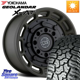 BLACK RHINO WARTHOG 17インチ 17 X 8.5J +0 6穴 139.7 YOKOHAMA E5165 ヨコハマ GEOLANDAR X-AT G016 265/65R17 ランクル プラド トライトン