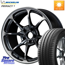 RAYS 【欠品次回8月末】 レイズ NE24 ボルクレーシング 18インチ 18 X 8.5J +45 5穴 114.3 ミシュラン PRIMACY4 プライマシー4 100W XL VOL 正規 245/45R18